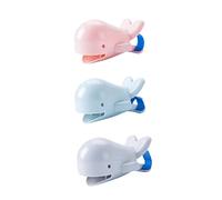 Toyvian 3piezas Extensor De Grifo Para Niño Niña De Accesorios De Plástico Azul Rosa y Gris Facilita El Lavado De Manos y Ahorra Agua El Lavabo Infantil