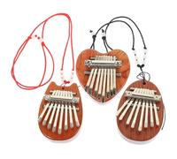 Toyvian 3piezas Kalimba De Dedo Decorativo Piano De Pulgar Instrumento Musical Elegante y Duradero Para Decoración De Hogar