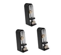 Toyvian 3piezas Metrónomo Mecánico Multifuncional Para Piano y Violín Preciso y Portátil Para Práctica Musical Casa o Clases