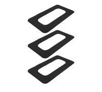 Toyvian 3piezas Parche para Timón Trasero De Tabla De Paddle Surf Reparación De Caja De Quilla Soporte Central para Quilla De Sup Unidades