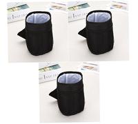 Toyvian 3piezas Portavasos Térmico Para Carrito De Soporte Para Botellas Accesorio Ligero y Práctico Para Cochecitos y Sillas De Paseo Compatible Barras Horizontales y Diagonales
