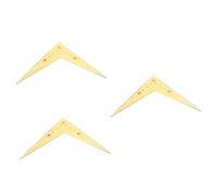 Toyvian 3piezas Puente De Guitarra Estilo v De Cuerdas De Dorada Compatible Guitarra Fácil De Instalar y Resistente