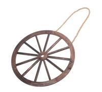 Toyvian 3piezas Rueda Decorativa De Madera Vintage Para Pared Estilo Rústico De Granja Para Dormitorio Sala De Estar Patio Con Tornillos y Pernos Decoración De Rueda De Carro De Madera