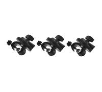 Toyvian 3piezas Soporte De Micrófono y Teléfono Clip Ajustable Abrazadera De Metal Para Live Streaming y Grabación Compatible Dispositivos Móviles y Micrófonos Fácil De Instalar y