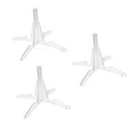 Toyvian 3piezas Soporte Desmontable Para Clarinete y Flauta Base Cuatro Patas Estable y Portátil Para Músicos Color
