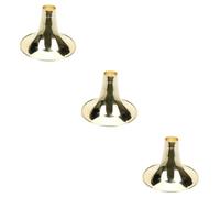 Toyvian 3piezas Suona Horn Brass Accessory Amplificador De Sonido Para Suona Repuesto De Instrumento Musical Para Principiantes y Profesionales