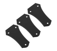 Toyvian 3piezas Tapa Del Núcleo Guitarra Negra De Repuesto Placa De Clavijero Metálica Accesorios Para Guitarra Tapa De Acceso Al Alma
