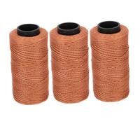 Toyvian 3rollos Erhu Tuning Thread Profesional Cable Encerado De Sintonía Para Instrumentos Musicales Color Dorado y Naranja