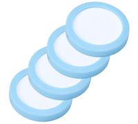 Toyvian 4 Discos Difusores de Co2 para Acuario, Disco de Membrana de 3,1 Cm, Difusor de Dióxido de Carbono de Plástico y Piedra, Repuesto Compatible para Sistemas de Difusión y