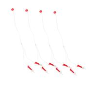 Toyvian 4 Juegos Tubería de Infusión de Nutrientes para Árboles de Tubos de Jardinería con Válvula y Tapa para Hidroponía y Autorriego de Plantas