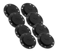 Toyvian 4 Pares Botones Magnéticos para Ropa 22 CM Negros Cierres para Chaquetas y Suéteres Broches de Costura Redondos 8 Agujeros Accesorios Prácticos para Manualidades y Bricolaje