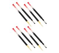 Toyvian 4 Pares Herramienta Aguja de Transferencia de Injerto Profesional para Apicultura de Plástico Amarillo Portátil para Cría de Reinas y Trabajo en Campo para Colmenas