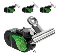 Toyvian 4 Piezas Alarma Varios Estilos de Pesca Electrónica Campana de Plástico Negra para Caña Clip Fuerte y Alta Sensibilidad Adecuado para Pescadores Principiantes y Expertos
