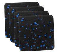 Toyvian 4 Piezas Alfombrilla Antivibración para Máquina Elíptica y Cinta de Correr Aislamiento Acústico y Protección de Suelo Diseño Antideslizante y de Limpiar