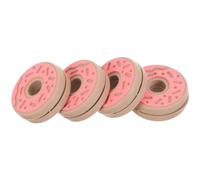 Toyvian 4 Piezas Amortiguador de de Tenis Rosquilla amortiguadores de Tenis más Amortiguador de Tenis para donas de Donut Amortiguador de Tenis Gel de sílice