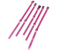 Toyvian 4 Piezas Arnés Ajustable de Cinco Puntos para Trona y Cochecito de Niña Correas de Seguridad Resistentes y Compatibles Hebilla de Liberación Rápida Reemplazo para Sillas