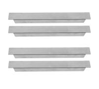 Toyvian 4 Piezas Barra de Soporte Separadora de Acero Inoxidable para Bandejas, Soporte Estable y Ajuste Versátil para Cocina Comercial y Exhibidores de Hotel, Color Plata