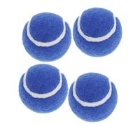 Toyvian 4 Piezas Bolas de Tenis de Alta Elasticidad de para Entrenamiento y Diversión de Mascotas para Jugadores Principiantes y Actividades con Perros y Gatos