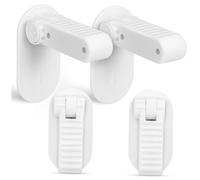 Toyvian 4 Piezas Cerradura de Palanca de Puerta Segura para Bebés Cerradura de Manija de Puerta Prueba de Seguridad Casa