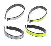 Toyvian 4 Piezas Clips de Pantalones Reflectantes en Bicicleta Bandas de Tobillo Reflectantes Accesorios para Equipos de Ciclismo Correas para de Bicicleta estática el plastico