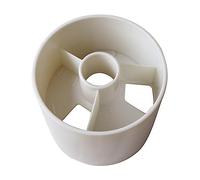 Toyvian 4 Piezas Copas de Plástico para Golf con Base Ventilador Soporte para Bandera y Ayudas de Entrenamiento de Putting y Chipping para Jardines y Patios