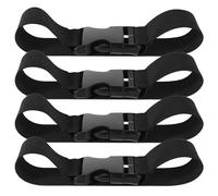 Toyvian 4 Piezas Correa de Almacenamiento Ajustable para Conos de Fútbol y Baloncesto Pack para Entrenamiento de Agilidad y Ejercicios Gimnasio Ligera y Portátil
