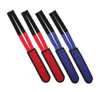 Toyvian 4 Piezas Correas Ajustables de Nylon para Pedales de Bicicleta Cierre de Gancho y Bucle, Accesorio Antideslizante para Ciclismo y Rutinas de Fitness