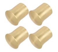 Toyvian 4 Piezas Cubiertas de Manija Retro para Armarios y Vestidores en Aleación de Aluminio Baño de Cobre Dorado, Diseño Elegante Chino Patrones Tallados para Espacios de Dormitorio
