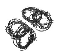 Toyvian 4 Piezas De Cadena De Halloween: Cadenas De Plástico Falsas Para Decoración Guirnalda De Alambre Oxidado Para Una Escena De Habitación Aterradora Decoración De Alambre De Púas