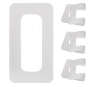 Toyvian 4 Piezas De Repuesto para Montaje De Aleta De Tabla De Paddle Surf Adaptador De Ranura para Aleta De De Sup Conector De Ranura De Paddle Surf Parche De