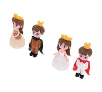 Toyvian 4 Piezas Estatuas Decorativas para Mesa Adorno de Pastel y Regalo de San Valentín para Novios Esposos y Parejas