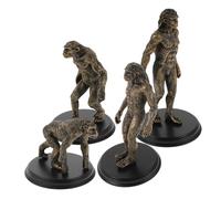 Toyvian 4 Piezas Figuras Primitivas Realistas de Prehistóricos para Educación Histórica Decoración Hogar Enseñanza