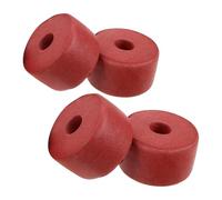Toyvian 4 Piezas Flotadores para Aparejos de Pesca de Espuma de PVC Rojo Alta Visibilidad y Construcción sin Costuras para Redes de Pesca y Trampas de Cangrejos
