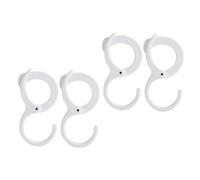 Toyvian 4 piezas Ganchos S Ajustables con Cierre para Colgar Ganchos Resistentes para Cocina Armario y Baño de Accesorios Multifuncionales para Colgar Ropa y Utensilios