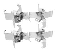 Toyvian 4 Piezas Herramientas de Pintura Pinzas para Pintura al Óleo Soporte para Lienzo Húmedo para Artistas y Estudiantes de Arte Abrazadera de Hierro