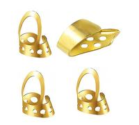 Toyvian 4 Piezas Selección Púa De Pulgar Para Guitarra Púa De Dedo Para Guitarra Accesorios Anillo Ajustable Para Pulgar Hueca y Ajustable Para Tocar El Ukulele