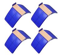 Toyvian 4 Piezas Soporte de Descanso para Aves de Madera Natural para y Aves para Jaulas y Abiertos Accesorios Prácticos para Pajareros