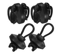 Toyvian 4 Piezas Soporte para Linterna y Ventilador para Bicicleta y Cochecito Clip Resistente y para Exterior y Viaje