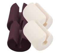 Toyvian 4 Piezas Tapón De Puerta De Bebé Pellizcar No Protector De Dedos Tope De Puerta De Espuma Tope De Puerta a Prueba De Niños Niño Pequeño Burbuja Nbr Familiar Tarjeta De Puerta