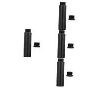 Toyvian 4 Piezas Tubo de extensión de soporte Montaje micrófono extensión soporte de micrófono para soporte de micrófono barra de extensión del soporte del brazo foque colocar