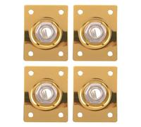 Toyvian 4 placas de salida para guitarra eléctrica: placa rectangular para salida de bajos, ideal para actualizaciones, reparaciones, sesiones de improvisación y músicos.