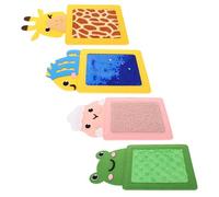 Toyvian 4 tableros sensoriales de Fieltro para niños pequeños, Suaves y Seguros, para educación Preescolar en casa y Especial, Que promueven el Crecimiento y la adaptabilidad Cerebral.
