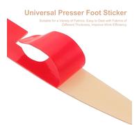 Toyvian 40 Almohadillas Adhesivas de Plástico para Prensatelas de Remalladora Almohadilla de Repuesto Autoadhesiva Compatible Máquinas Overlock Accesorio Resistente para Costura