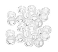 Toyvian 40 Piezas Unidades de Topes para Cadena de Cuentas Accesorios para Persianas Verticales Fijadores Transparentes para Cortinas Duraderas para Persianas