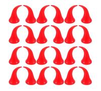Toyvian 40 Unidades Diadema Accesorio Ligero para Halloween Rojo de Plástico Cuernos de Demonio DIY Pinzas Pelo Decorativas para Fiesta y Disfraz