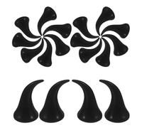Toyvian 40 Unidades Diadema de Cuerno de Plástico Negro para Halloween Diseño de Cuernos de Demonio, Accesorios Cómodos para Cosplay y Fiestas de Disfraces DIY