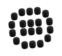 Toyvian 40piezas Cubiertas De Esponja Para Micrófono Accesorios Profesionales Para Reducción De Ruido y Protección Adecuadas Para Grabaciones Escenarios y Oficinas