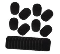 Toyvian 40piezas Fundas De Esponja Para Micrófono De Solapa Parabrisas Para Micrófono De Cabeza Protección Antiviento Compatible Varios Modelos Para Estudio y Eventos