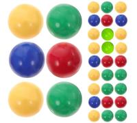 Toyvian 48 Bolas Sólidas de Plástico de Colores 25 MM para Juegos Infantiles y Juguetes Educativos Repuesto para Cumpleaños y Actividades al Aire Libre