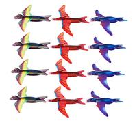 Toyvian 48 Piezas Aviones de Espuma para Juguetes Lanzables para Fiesta de Dinosaurios y Decoración Infantil Ligero y Fácil de Usar al Aire Color Aleatorio
